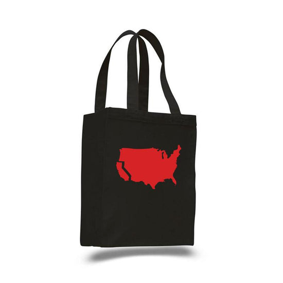 California Canvas Tote Bag – Lightweight Everyday Shoulder Bag