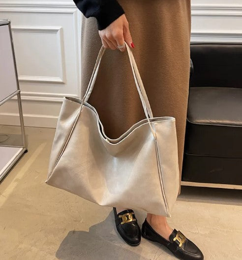 Bolso de Hombro de Piel Premium