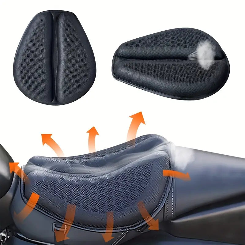 Cojín de Gel para Asiento de Moto con Estructura Honeycomb