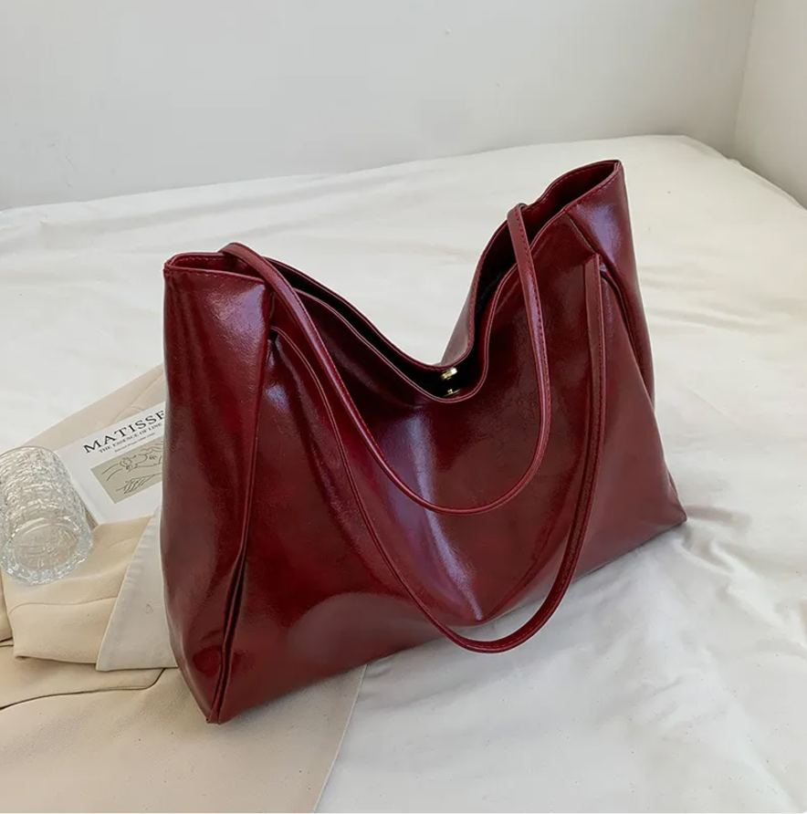 Bolso Tote Retro Brillante