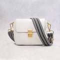 Bolso de Mano Pequeño de Piel Blanco