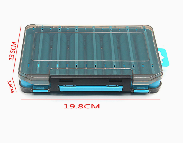 Caja de Pesca Doble Cara Resistente y Duradera