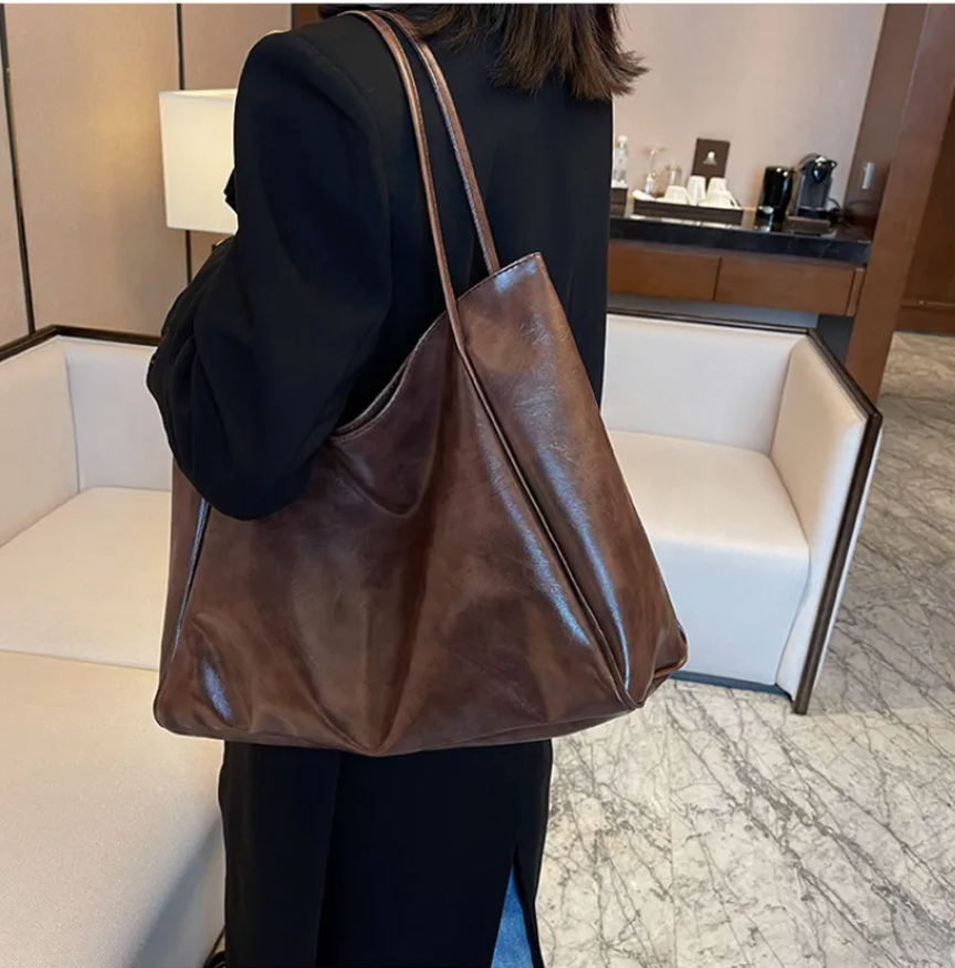 Bolso Tote Retro Brillante