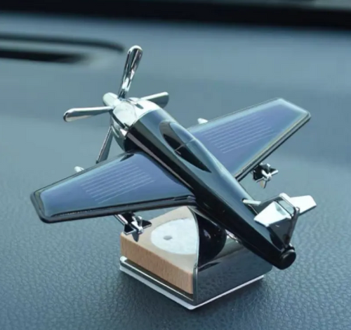 Ambientador de Coche con Avión Solar Decorativo