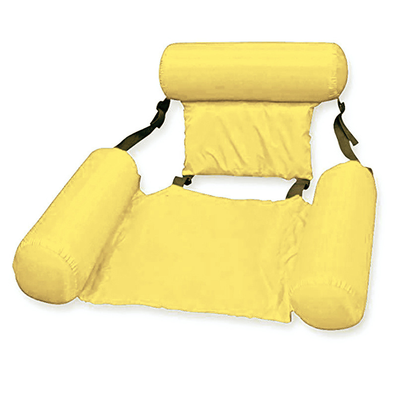 Hamaca Inflable Flotante Plegable para Piscina y Playa