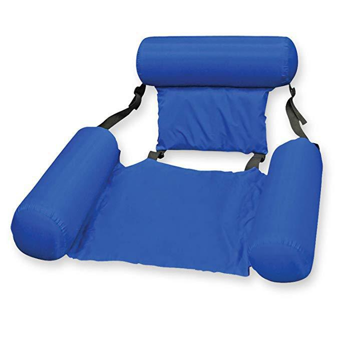 Hamaca Inflable Flotante Plegable para Piscina y Playa