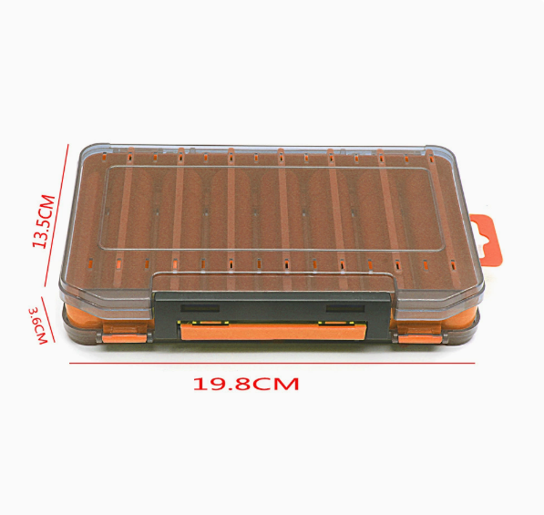 Caja de Pesca Doble Cara Resistente y Duradera