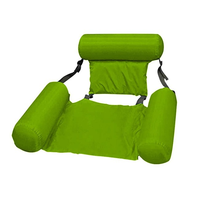 Hamaca Inflable Flotante Plegable para Piscina y Playa