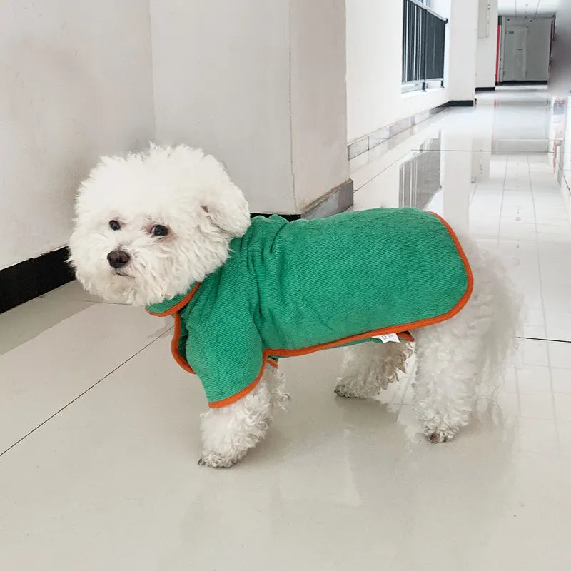 Albornoz de Secado Rápido para Perros y Gatos