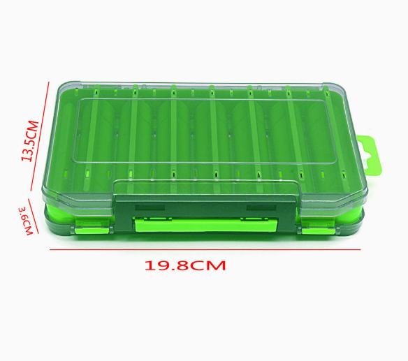 Caja de Pesca Doble Cara Resistente y Duradera