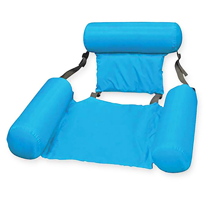 Hamaca Inflable Flotante Plegable para Piscina y Playa