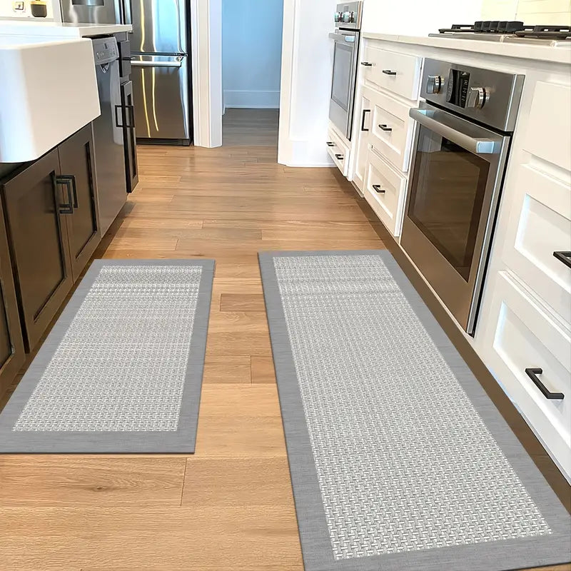 Pack 2 Alfombrillas de Cocina Antideslizantes e Impermeables