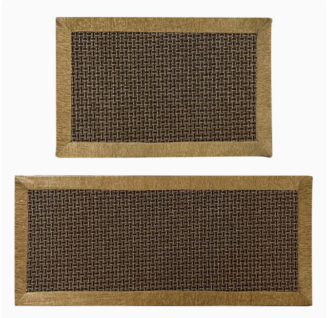 Pack 2 Alfombrillas de Cocina Antideslizantes e Impermeables