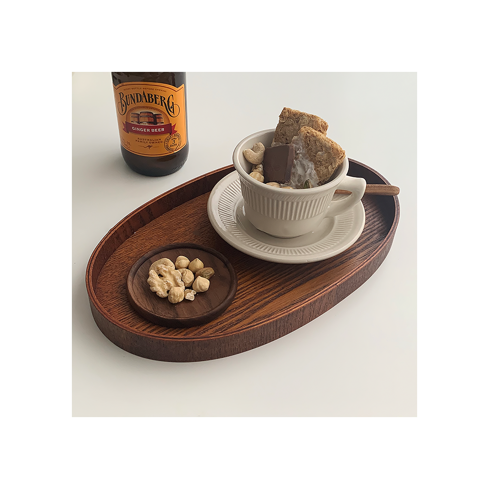 Posavasos de Madera de Nogal Aislante Natural