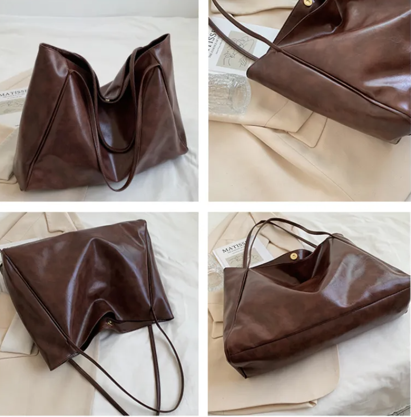 Bolso Tote Retro Brillante