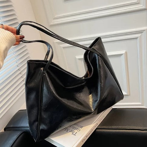 Bolso de Hombro de Piel Premium