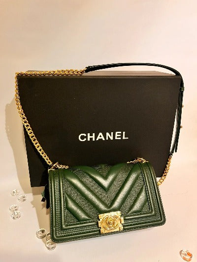 Elegant Quilted Leather Flap Bag