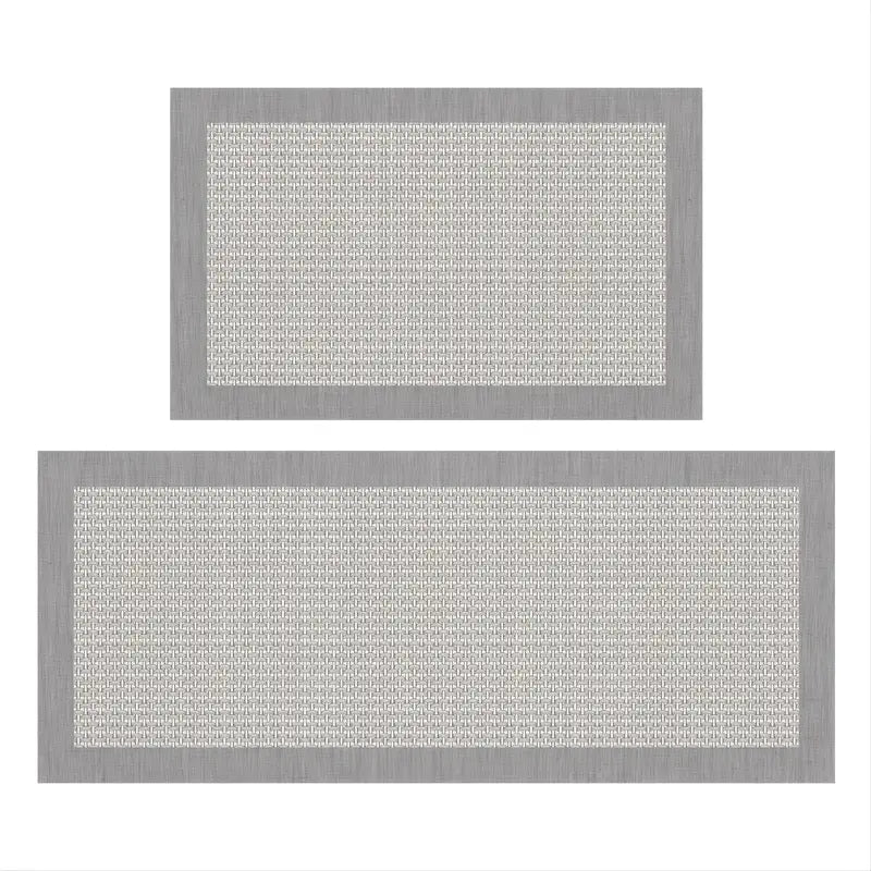Pack 2 Alfombrillas de Cocina Antideslizantes e Impermeables