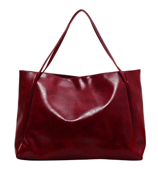 Bolso de Hombro de Piel Premium
