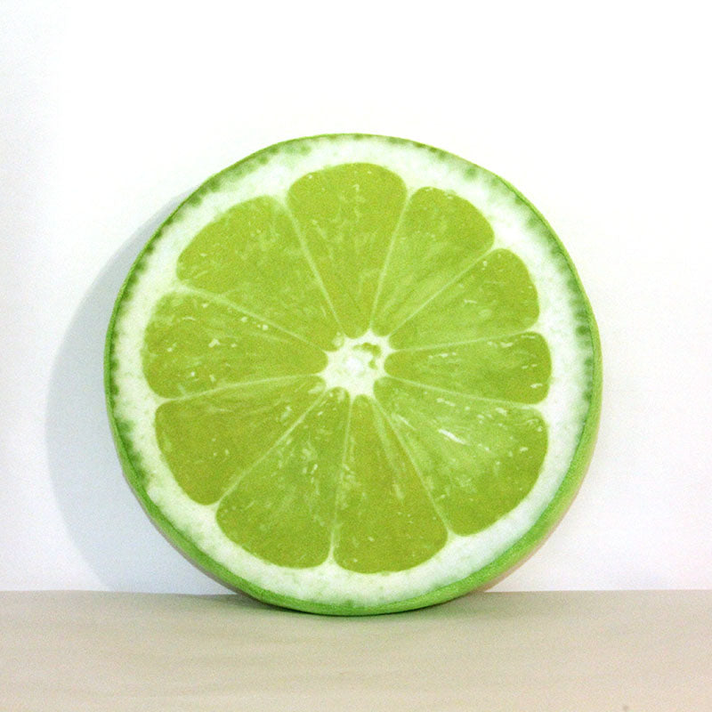 Cojin de Peluche Fruta 3D Kawaii para Decoracion