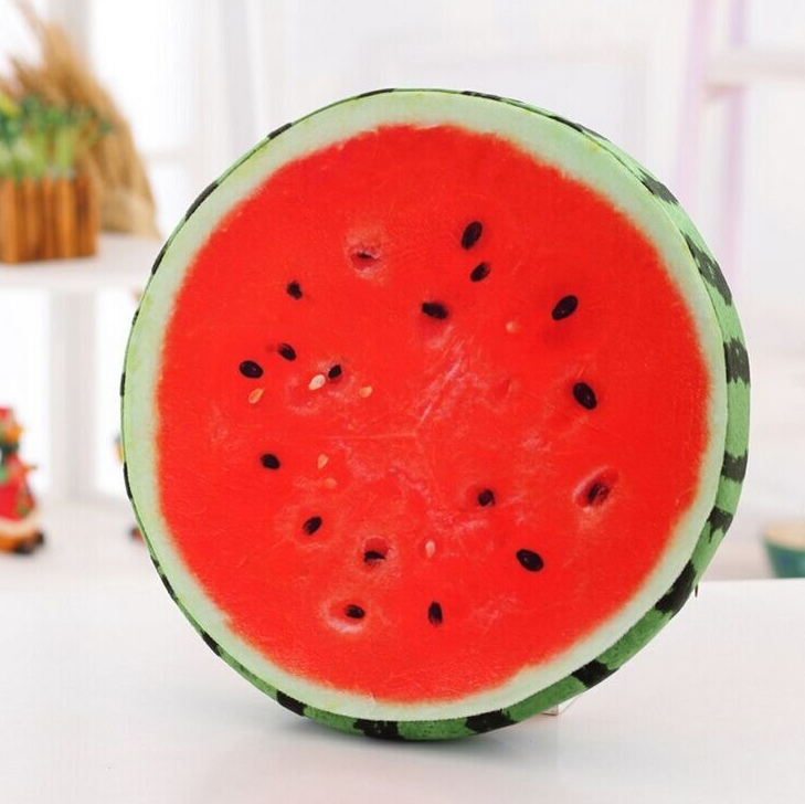 Cojin de Peluche Fruta 3D Kawaii para Decoracion