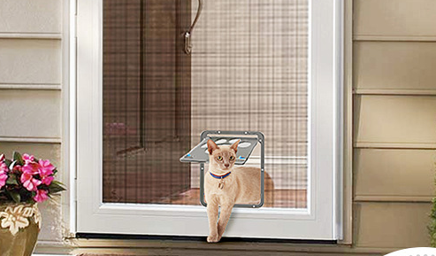 Puerta para Mascotas con Diseno Resistente a Aranazos