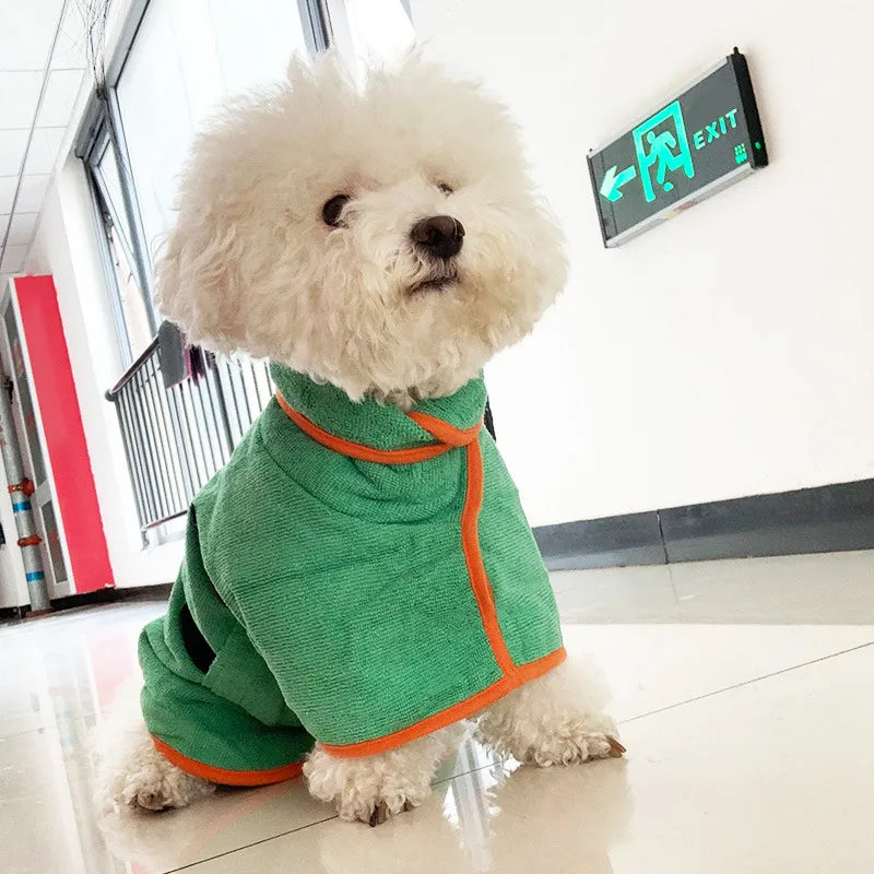 Albornoz de Secado Rápido para Perros y Gatos